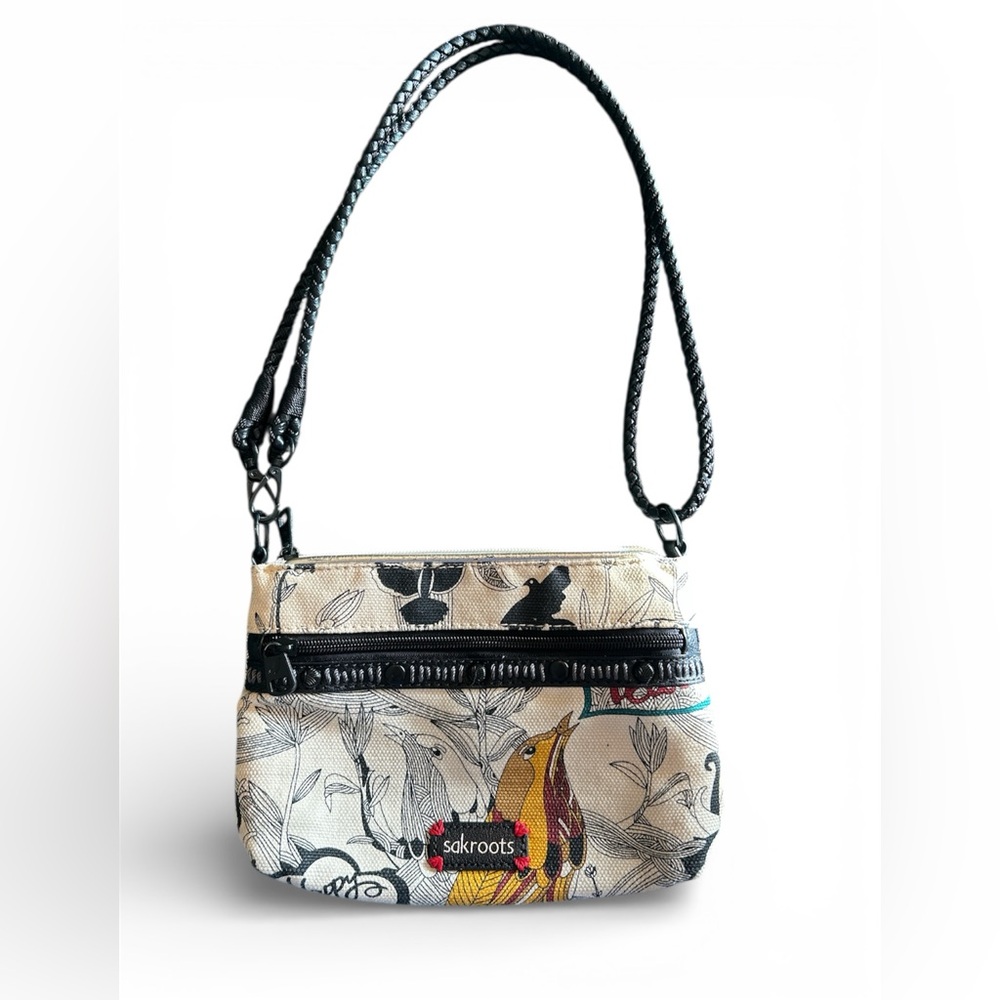 Sakroots Multicolor Patterned Shoulder/Crossbody … - image 1